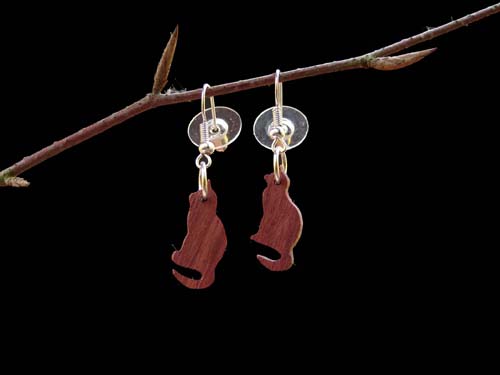 Boucles d'oreilles "Chat"