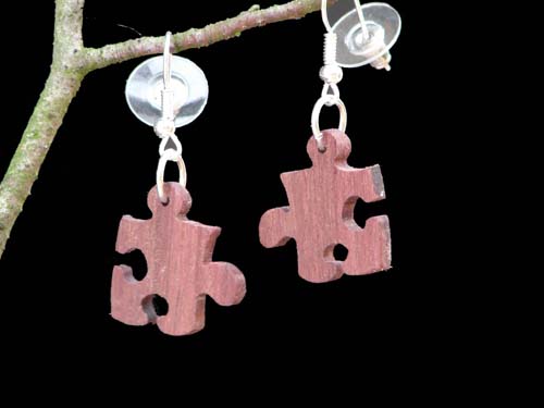 Boucles d'oreilles "Puzzle"
